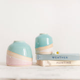 Ceramic Dome or Mini Vase Shoreline Series