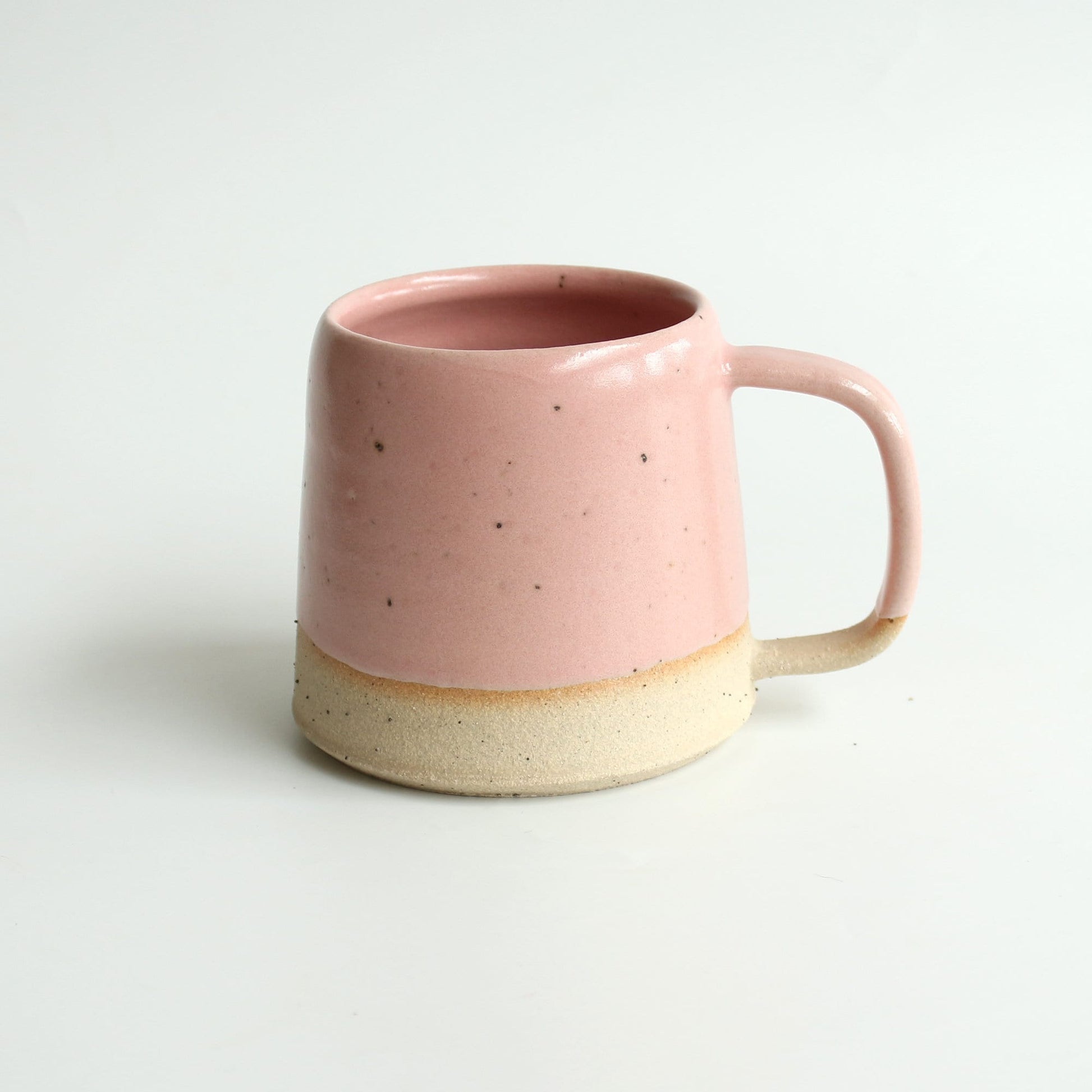 Ceramic Mug in White, Yellow, Pink, Blue and Green