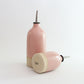 Handmade Pink Ceramic Oil Pourer in Small or Large
