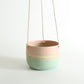 Cotton Candy Hanging Ceramic Planter