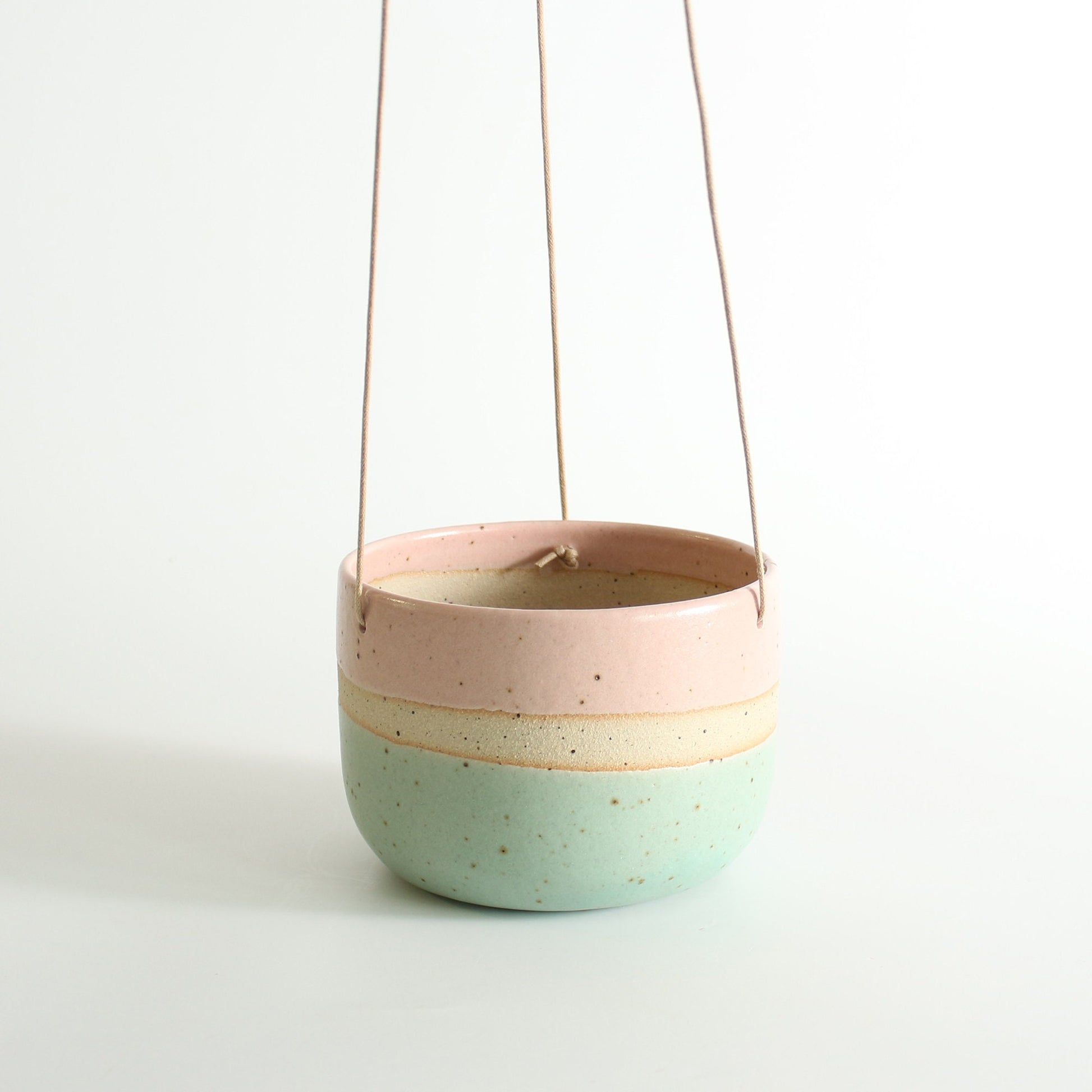 Cotton Candy Hanging Ceramic Planter