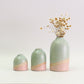 Cotton Candy Ceramic Vases in Mini, Small and Medium