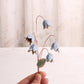 Bluebell Ceramic Flower Bouquet, Option of Add-On Ceramic Vase