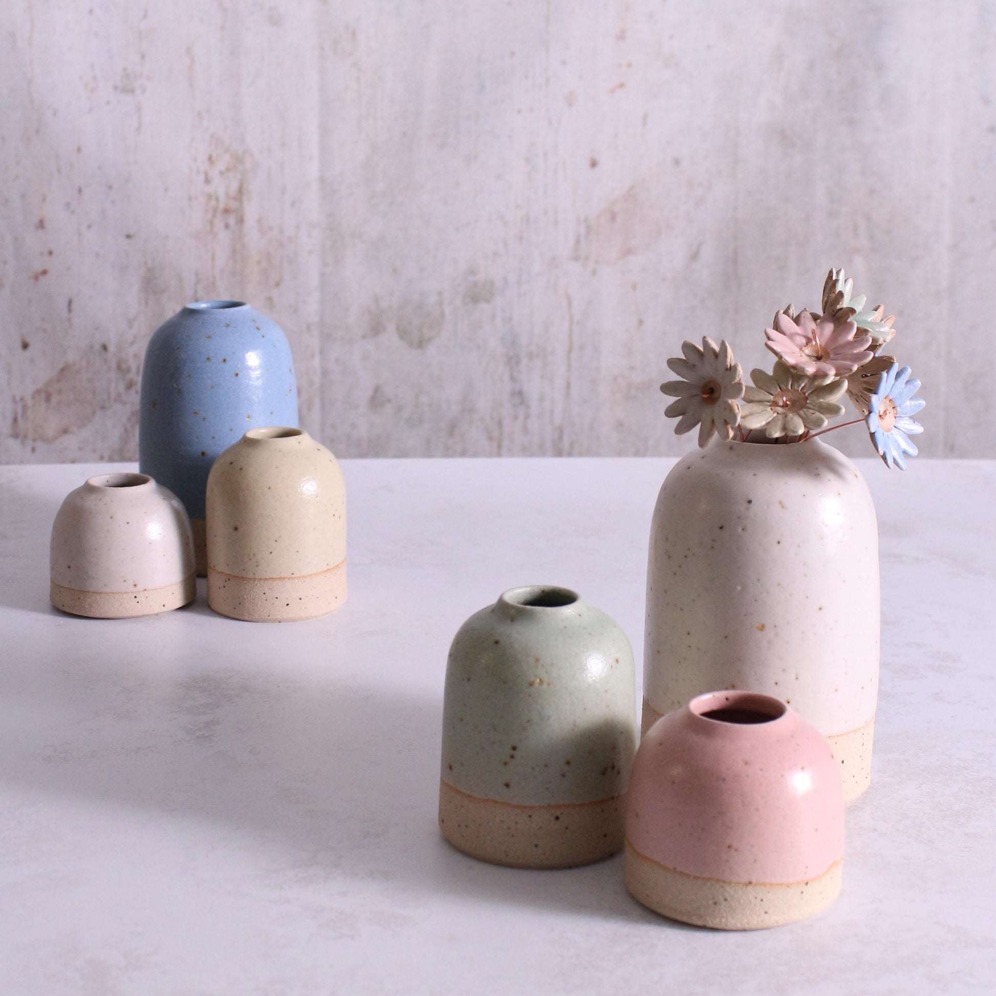 Large Daisy Ceramic Flower Stems