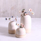 Forget-Me-Not Ceramic Flower Bouquet, Option of Add-On Ceramic Vase